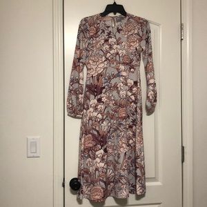 NWT Floral ASOS Midi Dress